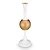 Castiçal 37 Sphere Branco/Dourado - Dot Delight - Imagem 1