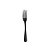 Garfo de Sobremesa Preto Talher Inox Jogo 6 unidades - Imagem 1