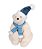 ENFEITE URSO POLAR 32cm - Imagem 1