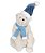 ENFEITE URSO POLAR COM BRILHO - Imagem 1