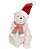 ENFEITE URSO POLAR COM BRILHO - Imagem 3
