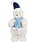 ENFEITE URSO POLAR COM BRILHO 45CM - Imagem 1