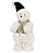 ENFEITE URSO POLAR COM BRILHO 45CM - Imagem 2