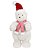 ENFEITE URSO POLAR COM BRILHO 45CM - Imagem 3