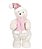 ENFEITE URSO POLAR COM BRILHO 45CM - Imagem 4