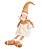 ADORNO GINGERBREAD MENINA EM TECIDO - Imagem 1