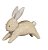 Coelho Saltador em resina - Imagem 1