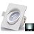 Spot Led Embutir Regulável Quadrado 6w Luz Branca 6000k Alumbra - Imagem 3
