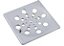 Ralo Quadrado 10cm Inox Caixilho Porta Grelha Fecho Rotativo - Imagem 2