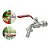 Torneira Esfera Registro Jardim Quintal Tanque 3/4 x 1/2  em Metal Thompson - Imagem 1