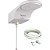 Chuveiro Ducha Hydra Corona Fit Eletrônica Branca 5500w 127v - Imagem 1