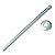 Braço Cano Chuveiro 40cm 1/2 Metal Alumínio Cromado Garden - Imagem 6