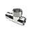 Adaptador T Metal Cromado Ducha Hig Máquina Lavar 1/2 1/2 3/4 Garden - Imagem 3