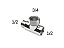 Adaptador T Metal Cromado Ducha Hig Máquina Lavar 1/2 1/2 3/4 Garden - Imagem 1