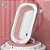 Banheira Retrátil Para Bebes Banho Criança Com Plugue De Temperatura Antiderrapante Rosa Azul Portátil Neném - Imagem 12