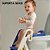 Troninho Com Escada Infantil Assento Degrau Desmontável  Vaso Sanitário Criança Elevação Menina Menino Verde Roxo 8061 - Imagem 4