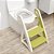 Troninho Com Escada Infantil Assento Degrau Desmontável  Vaso Sanitário Criança Elevação Menina Menino Verde Roxo 8061 - Imagem 3