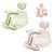 Assento Cadeira Para Banho Banheira Velotrol Triciclo Para Criança Infantil Bebe Suporte Com Apoio Verde Rosa - Imagem 1