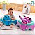 Assento Poltroninha Pelúcia Bebês Conforto Segurança Diversão Ergonômico Estimulação Sensorial  Animais Cores Teu Baby - Imagem 6
