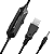 Fone gamer com som estéreo microfone com cancelamento de ruído profissional HS-06 - Imagem 5