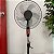 Ventilador de coluna YD0478 preto 5 paletas - Imagem 4
