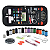 Kit mini máquina de costura portátil com kit de linhas com 27 itens - Imagem 3