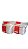 PRAFESTA POTE RETANGULAR . 750 ML  C/TAMPA 24 UNS - Imagem 3