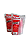 PRAFESTA COPO MANIA POA  ROSA   300 ML   C/30 UNID.  PCT - Imagem 2