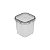 PLASTILANIA POTE QUADRADO C/TAMPA  500  ML PCT - Imagem 1