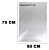 SACO PLASTICO VIRGEM P.E  50x70   ESP. 0,20    C/ 01 KG   PCT - Imagem 1