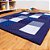 Tapete Patchwork Pedaços de Encanto - Azul Marinho - Imagem 3