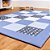 Tapete Patchwork Pedaços de Encanto - Azul Claro - Imagem 1