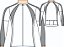 Ref. 344 - Molde de Camiseta Esportiva de Ciclista Masculina - Imagem 1