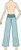Ref. 229 - Molde de Calça Pantalona - DIGITAL - Imagem 1