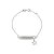 PULSEIRA DE PRATA 925 PLAQUINHA INFANTIL E PINGENTE DE ESTRELA 15CM - Imagem 1