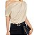 Blusa Feminina Um Ombro Assimétrica - Imagem 2