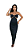 Vestido Longo com Decote - Imagem 1