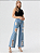 Calça Wide Leg Destroyed - Imagem 1