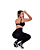Conjunto Fitness Power Calça com bolso e top com bojo removível - Imagem 2