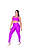 Conjunto Fitness Power Calça com bolso e top com bojo removível - Imagem 4