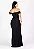 Vestido Longo Tubinho Ombro a Ombro com Fenda Original - Imagem 4