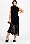 Vestido De Renda Gola Alta Preto Midi | Original - Imagem 4