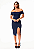 Vestido Tubinho Midi Social com Fenda Social ou Dia a Dia Ombro a Ombro - Imagem 1