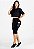Conjunto Fitness Bermuda com Bolso e Cropped Manga de Tela - Imagem 1