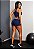 Conjunto Fitness Short + Cropped Elástico Marinho - Imagem 2