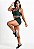 Conjunto Fitness Short + Cropped Elástic Verde Militar - Imagem 2