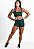 Conjunto Fitness Short + Cropped Elástic Verde Militar - Imagem 3