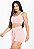 Conjunto Cropped Nadador e Short Liso Rose - Imagem 1