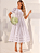 VESTIDO MIDI DE LAISE DE ALGODÃOBRANCA LAMOUR BRANCO - Imagem 1