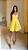 VESTIDO CURTO OFF - WHITE COM BORDADOS AZUL MARINHO - Imagem 3